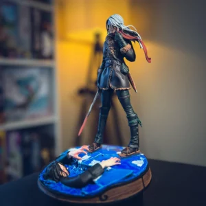 Hand-Painted Ciri Figure: The Witcher Collectible, SLA 3D Print