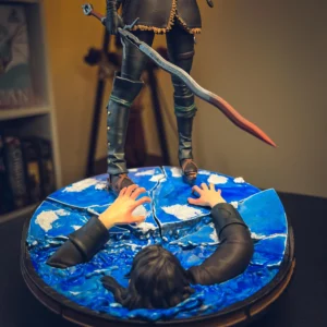 Hand-Painted Ciri Figure: The Witcher Collectible, SLA 3D Print