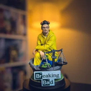 walter white breaking bad 3d Figure